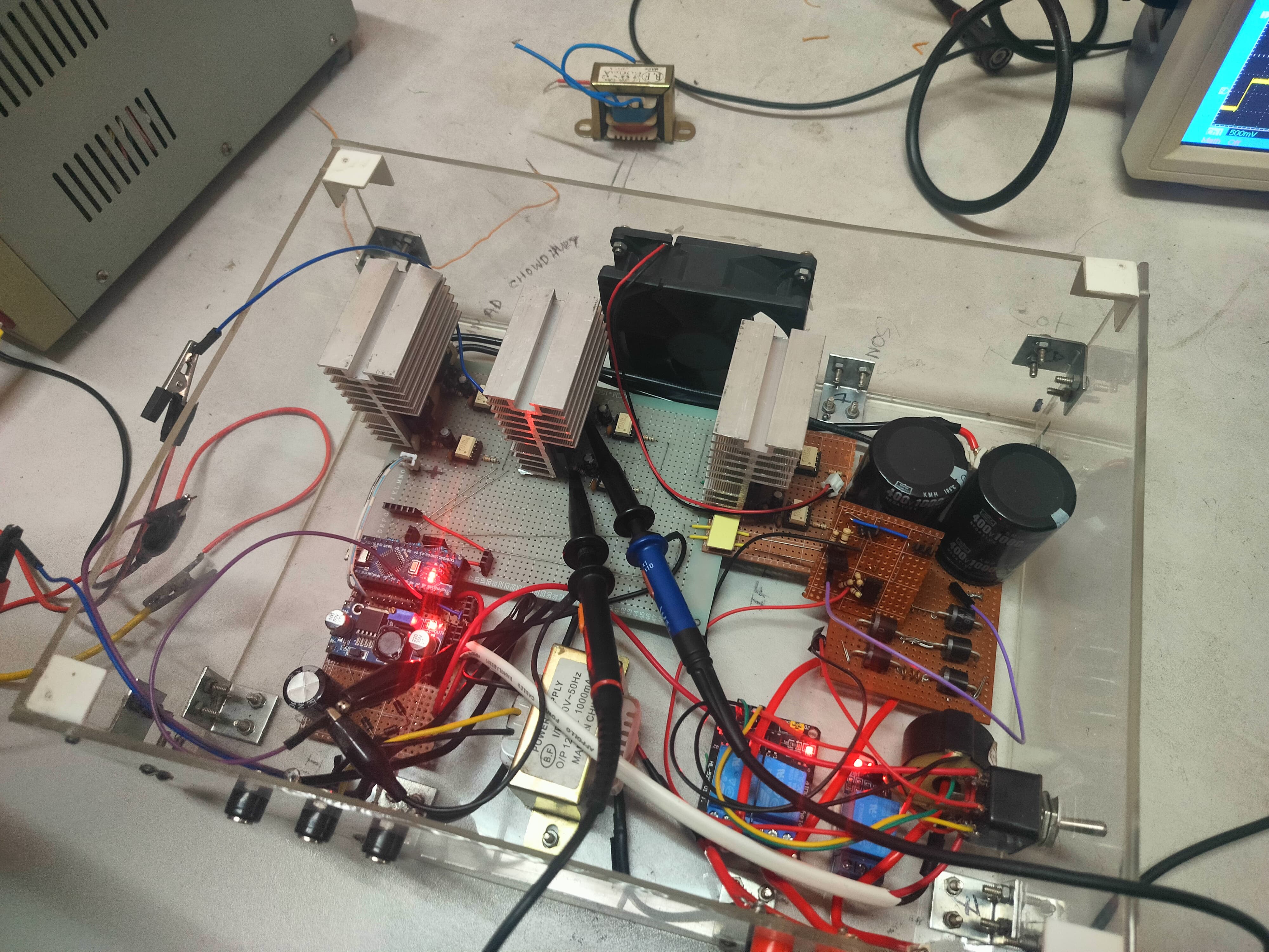 Single Testing using Oscilloscope